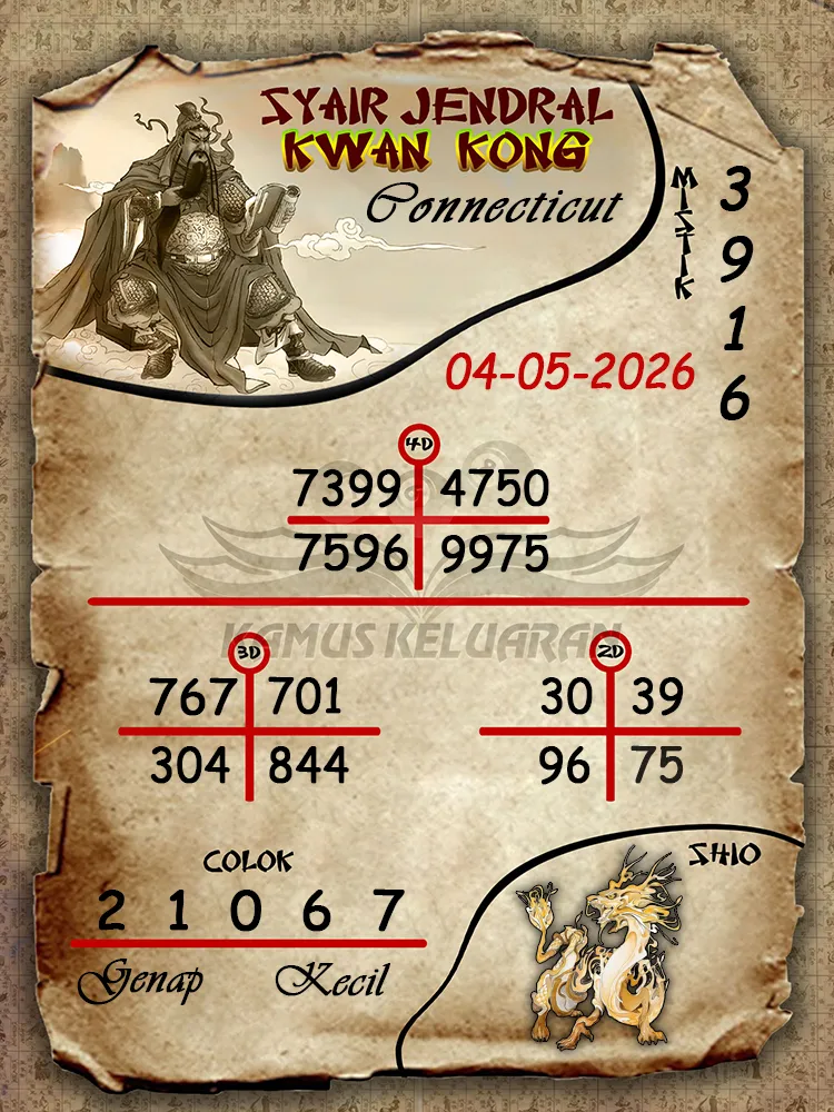 Syair Jendral Kwan Kong Connecticut 04 05 2026
