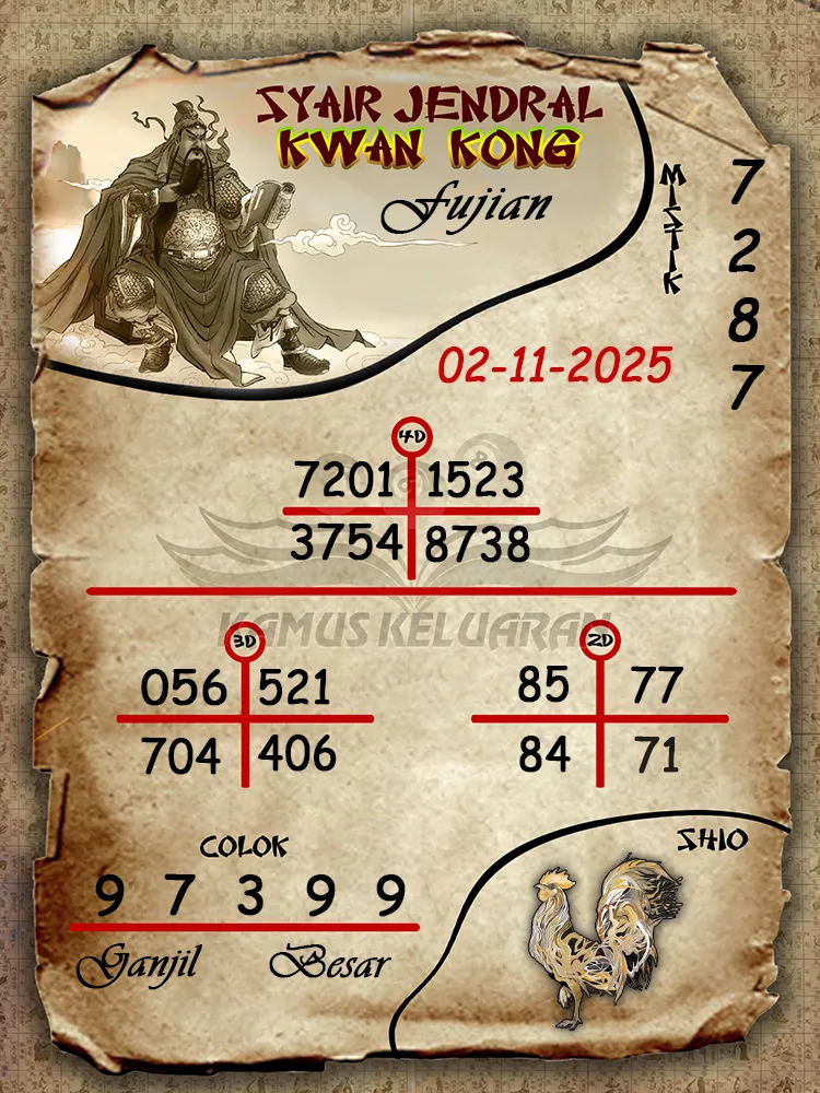 Syair Jendral Kwan Kong Fujian 02 11 2025