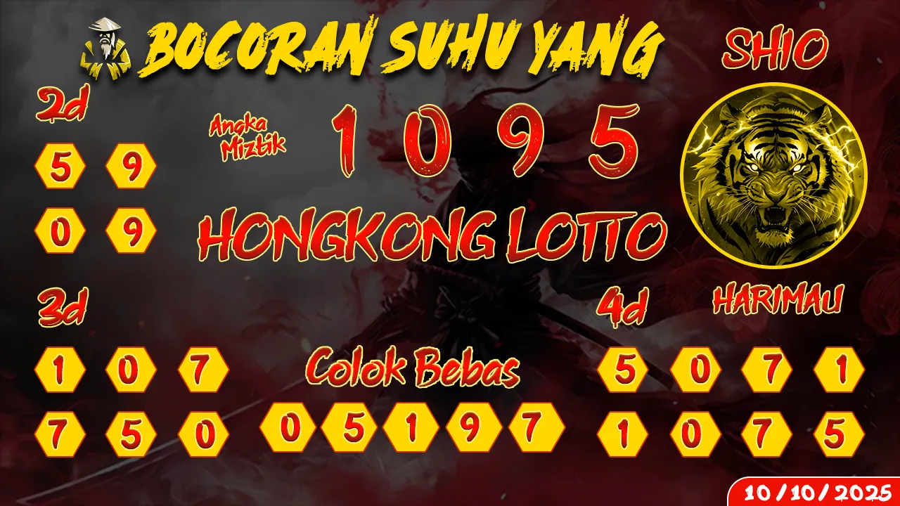 Syair bocoran suhu hongkong lotto 10 10 2025