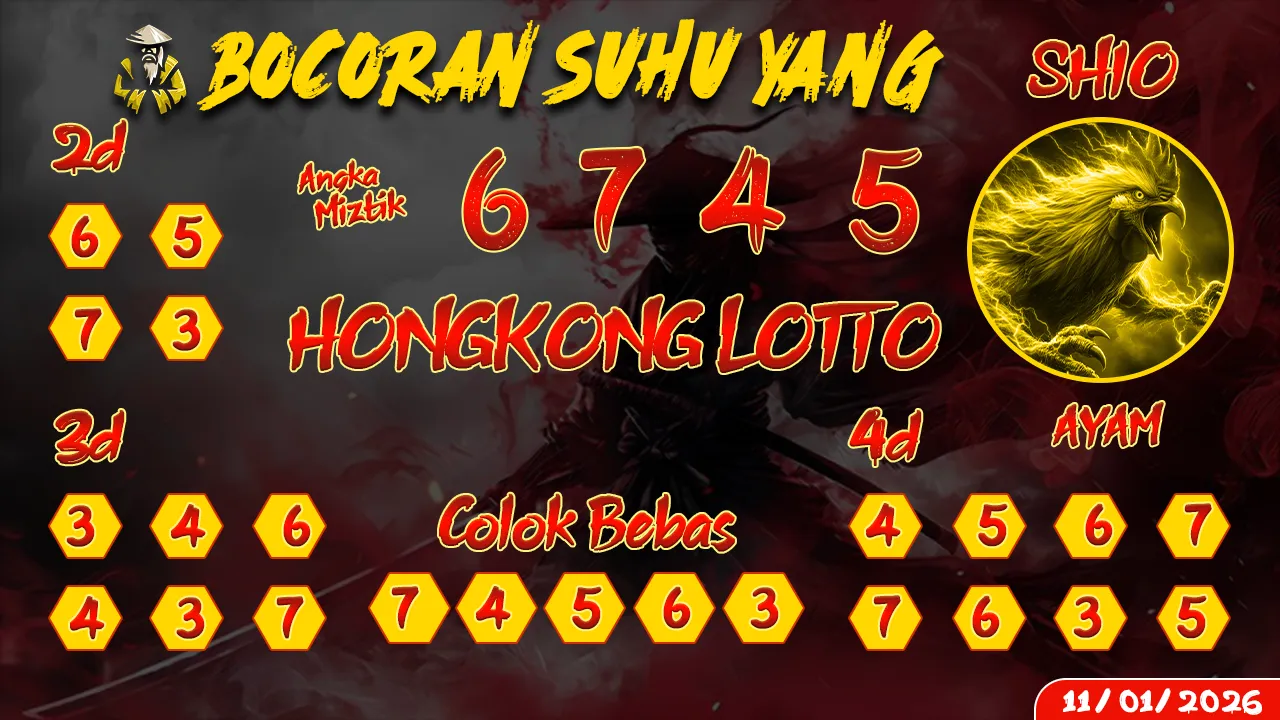 syair Bocoran Suhu Yang Hongkong Lotto 11 01 2026