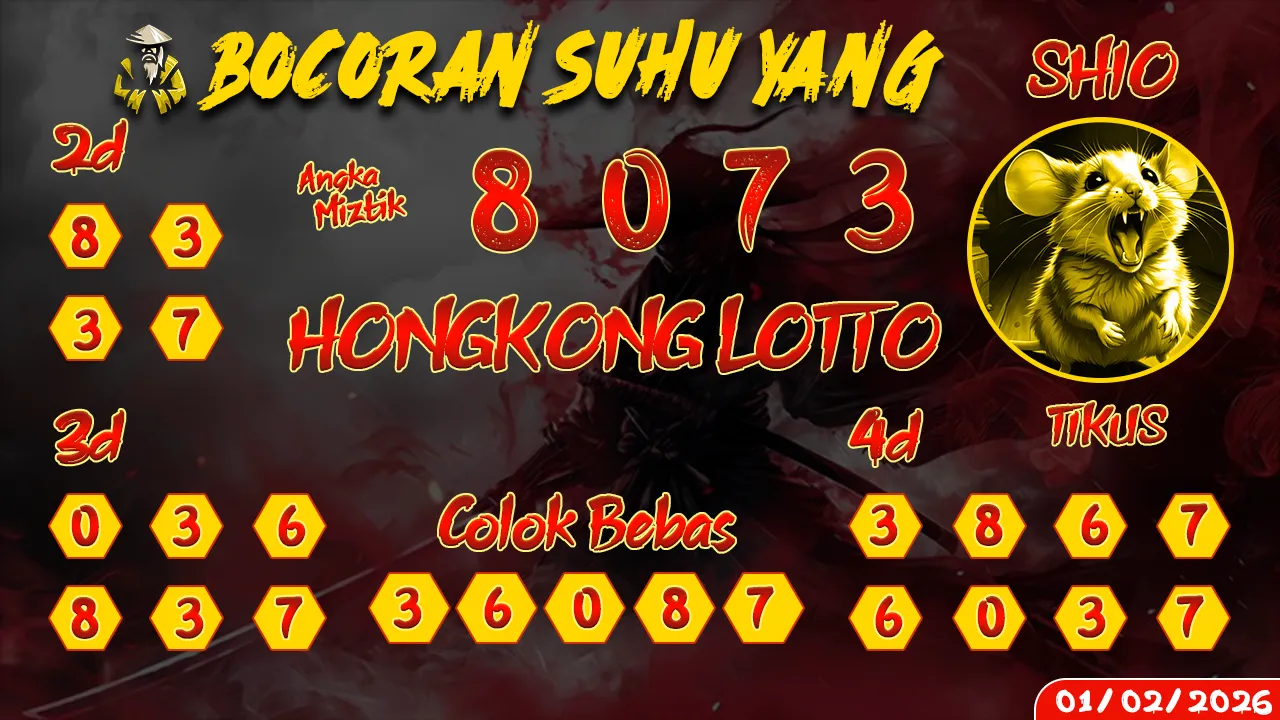syair Bocoran Suhu Yang Hongkong Lotto 01 02 2026