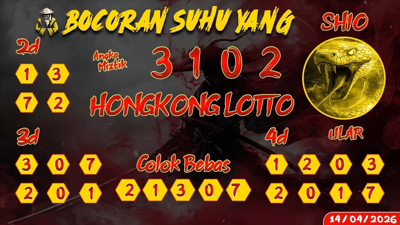 syair Bocoran Suhu Yang Hongkong Lotto 14 04 2026