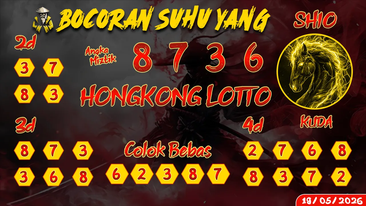 syair Bocoran Suhu Yang Hongkong Lotto 19 05 2026