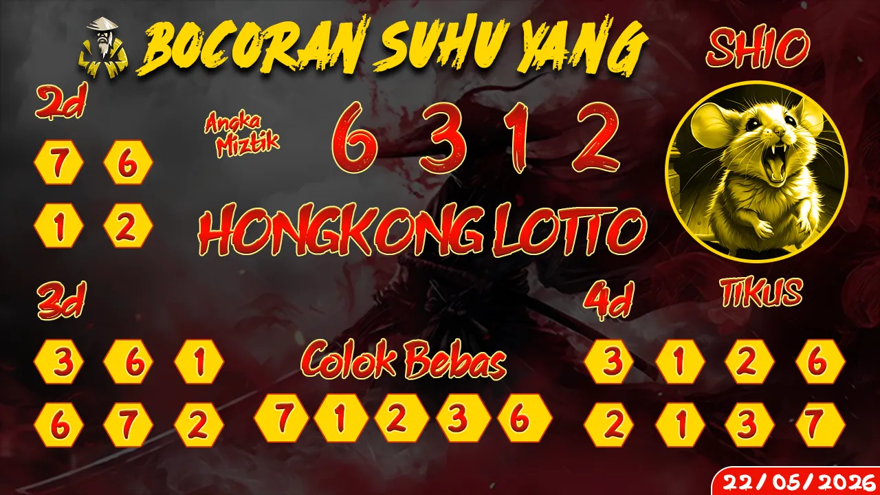 syair Bocoran Suhu Yang Hongkong Lotto 22 05 2026