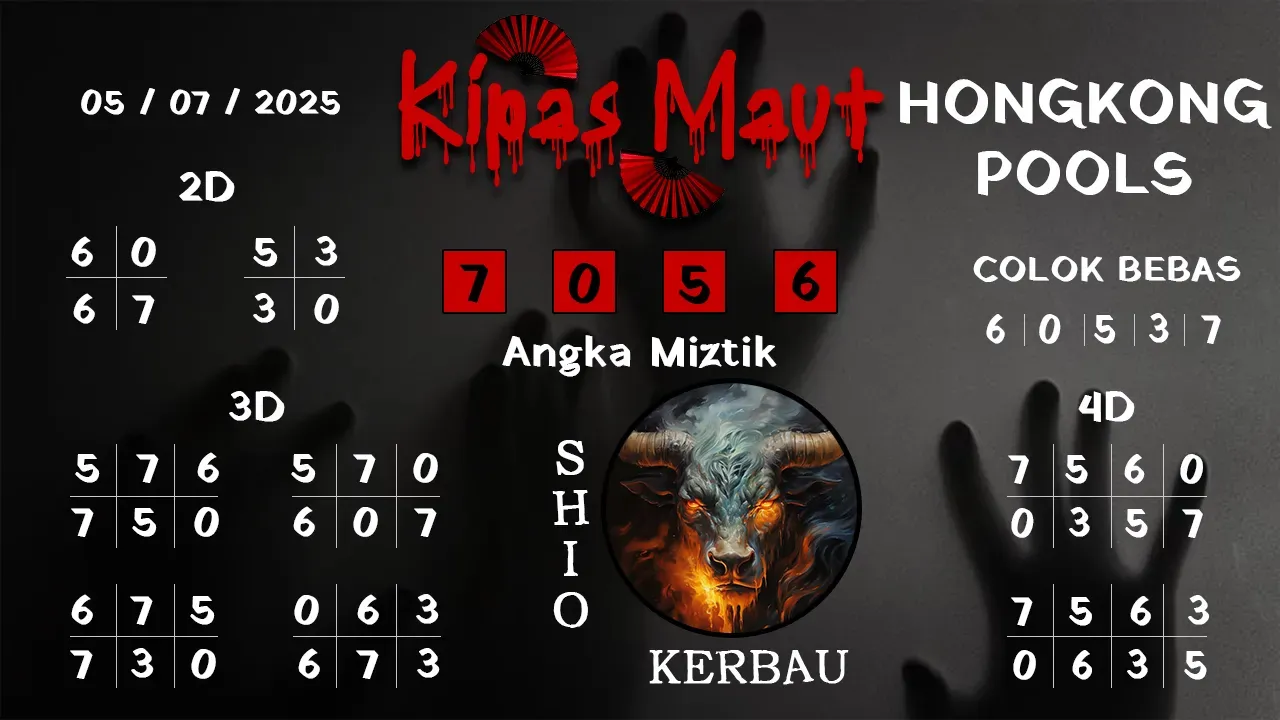 syair Kipas Maut Hongkong Pools 05 07 2025