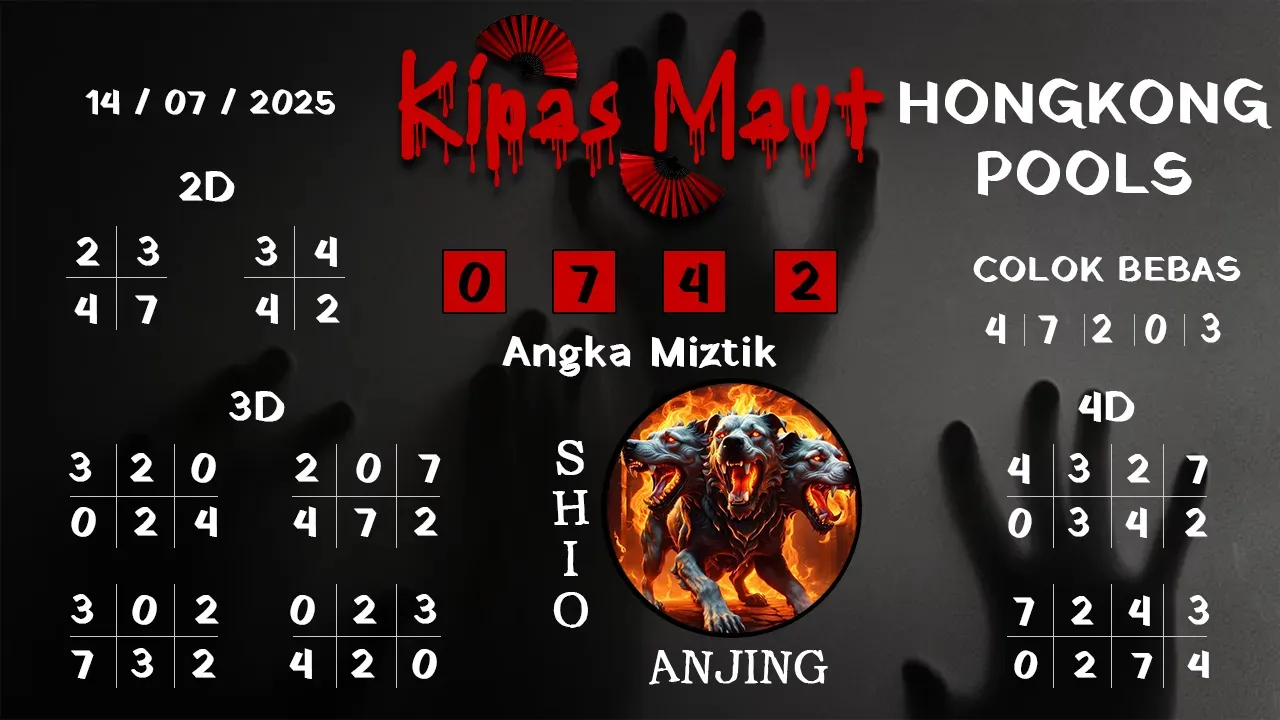 syair Kipas Maut Hongkong Pools 14 07 2025