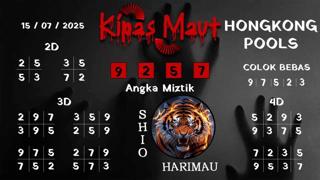 syair Kipas Maut Hongkong Pools 15 07 2025