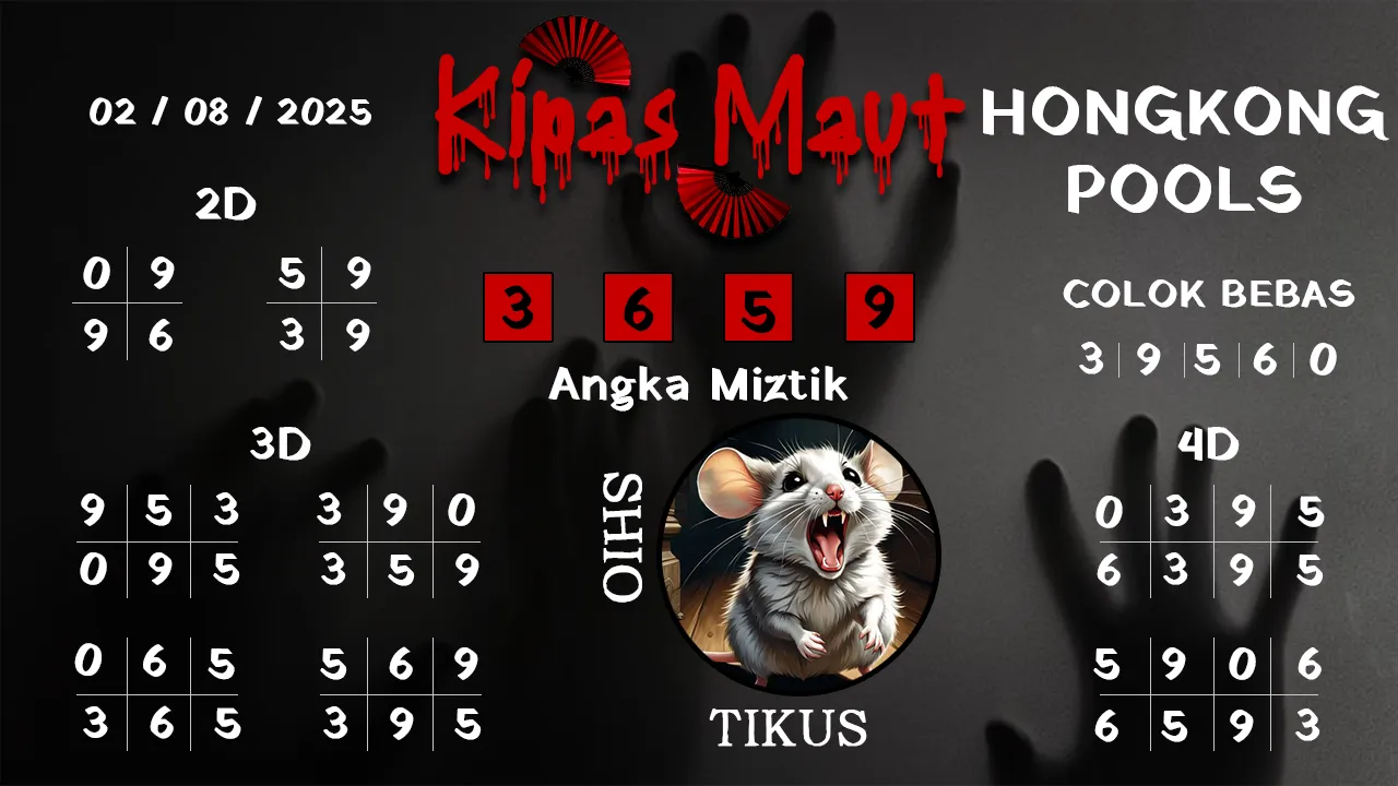 syair Kipas Maut Hongkong Pools 02 08 2025