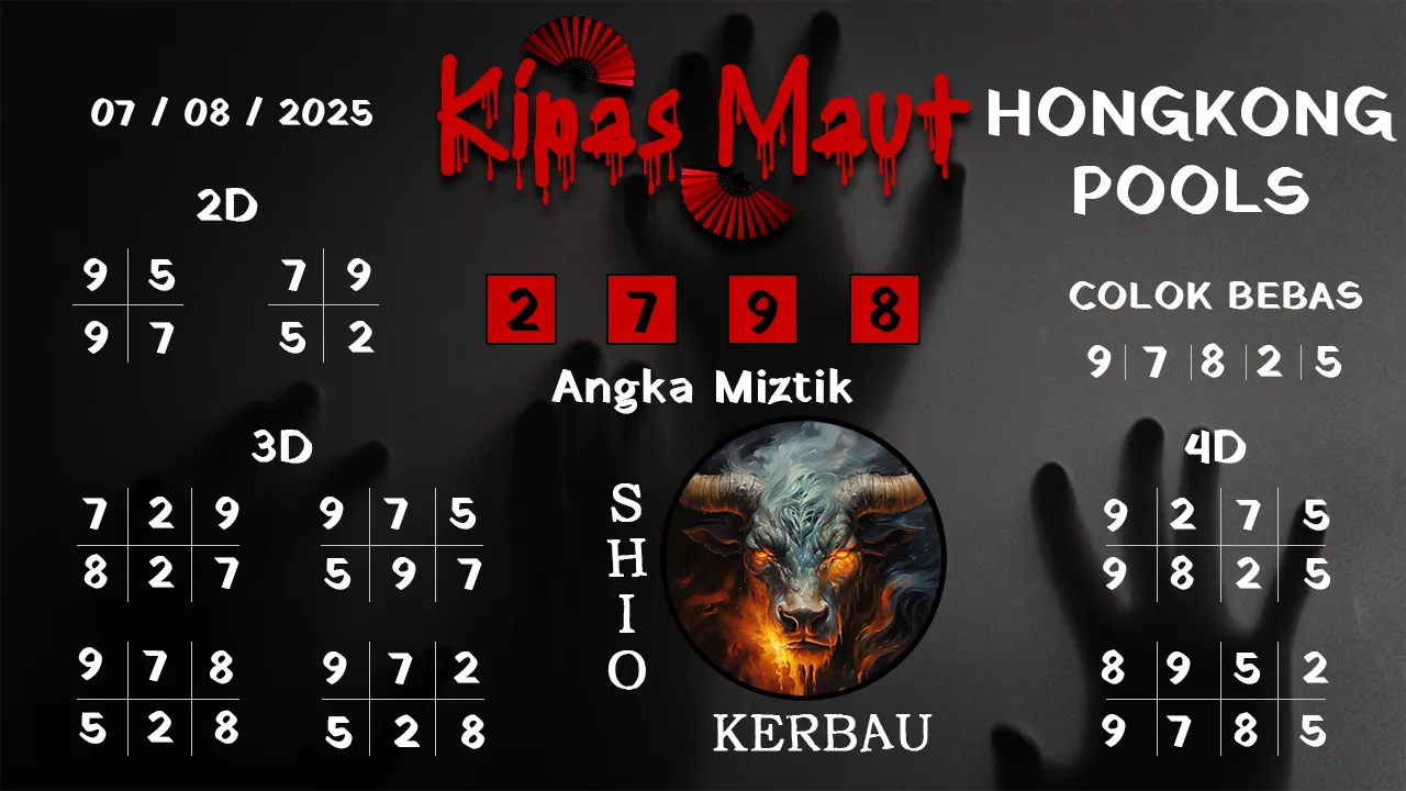 syair Kipas Maut Hongkong Pools 07 08 2025