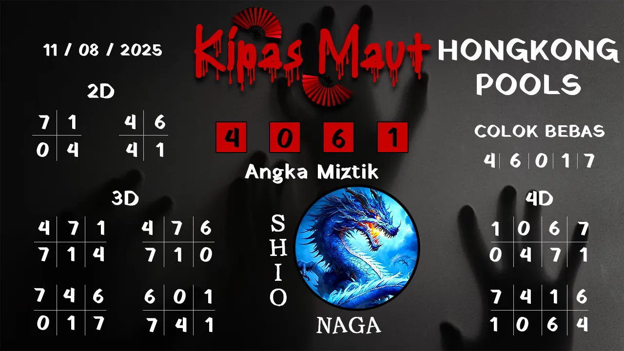 syair Kipas Maut Hongkong Pools 11 08 2025