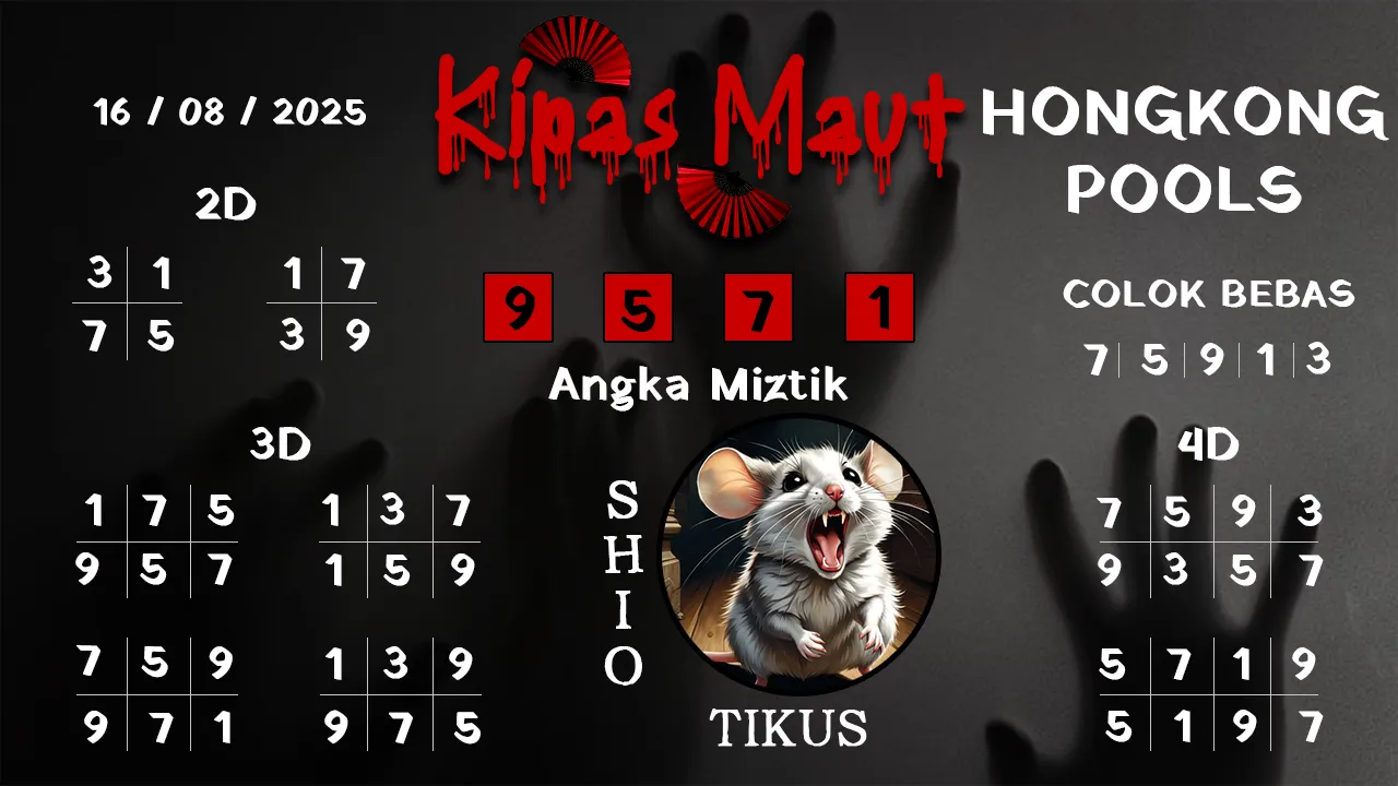 syair Kipas Maut Hongkong Pools 16 08 2025