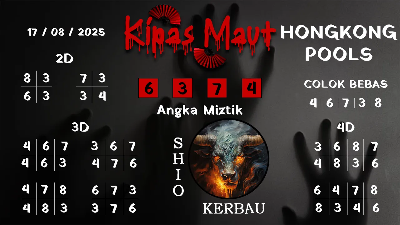 syair Kipas Maut Hongkong Pools 17 08 2025