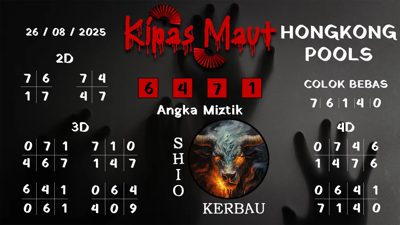 syair Kipas Maut Hongkong Pools 26 08 2025