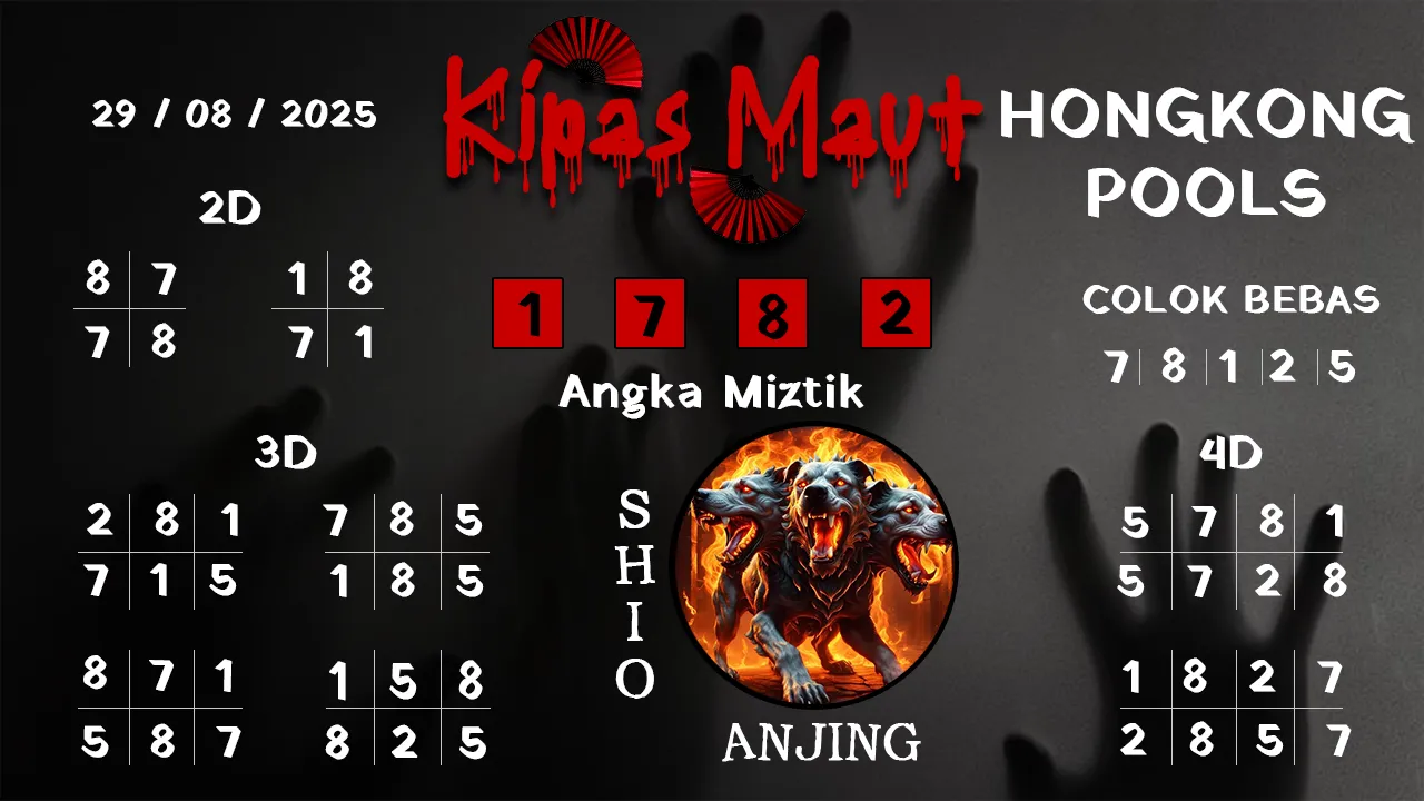 syair Kipas Maut Hongkong Pools 29 08 2025