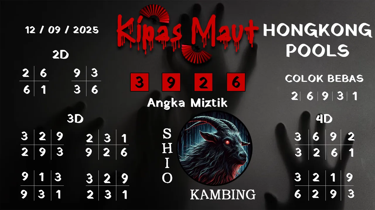 syair Kipas Maut Hongkong Pools 12 09 2025