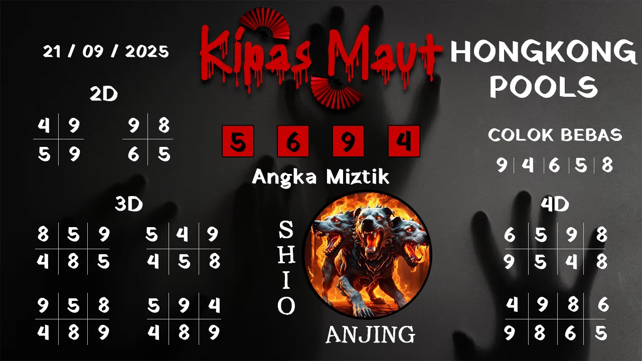 syair Kipas Maut Hongkong Pools 21 09 2025