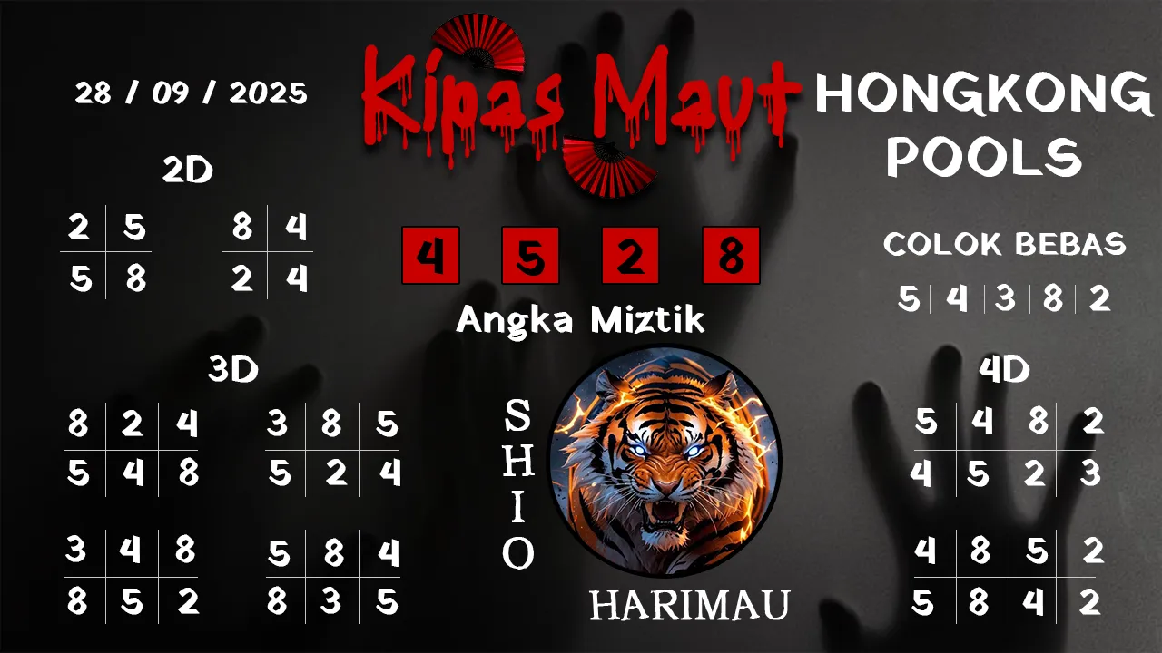 syair Kipas Maut Hongkong Pools 28 09 2025