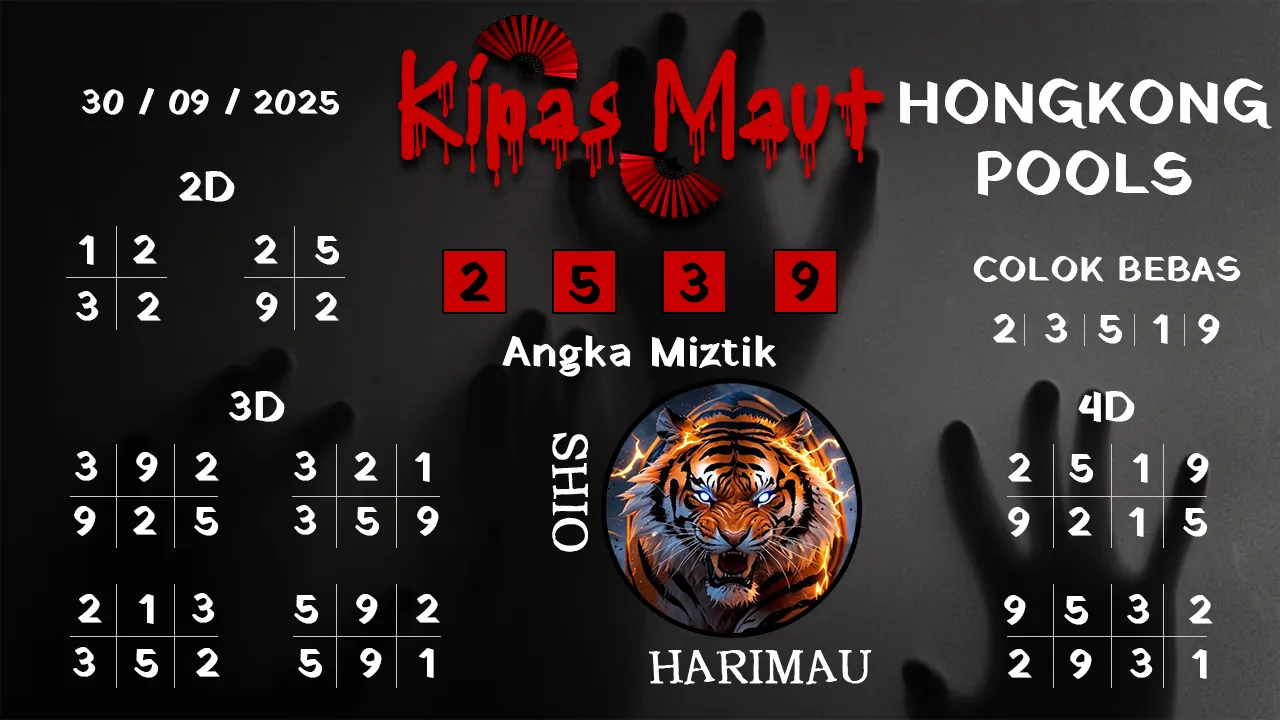 syair Kipas Maut Hongkong Pools 30 09 2025