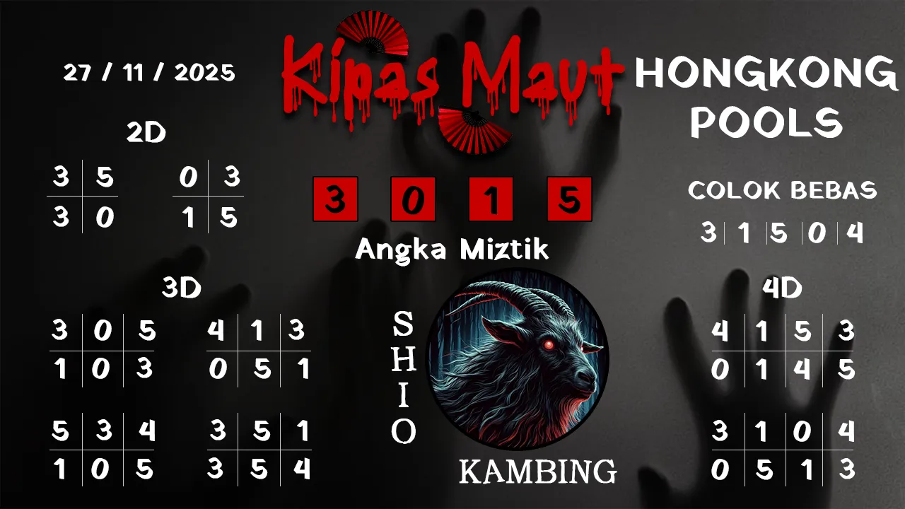 Syair kipas maut hongkong pools 27 11 2025