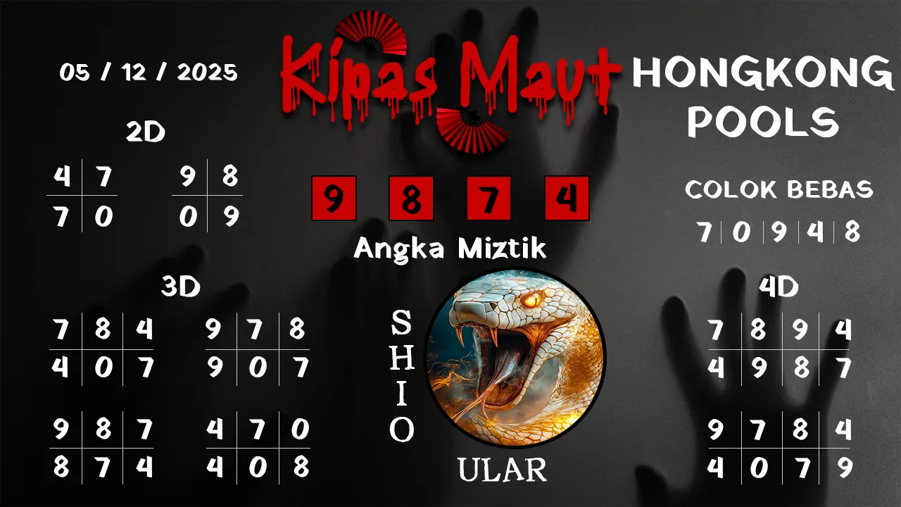 Syair kipas maut hongkong pools 05 12 2025