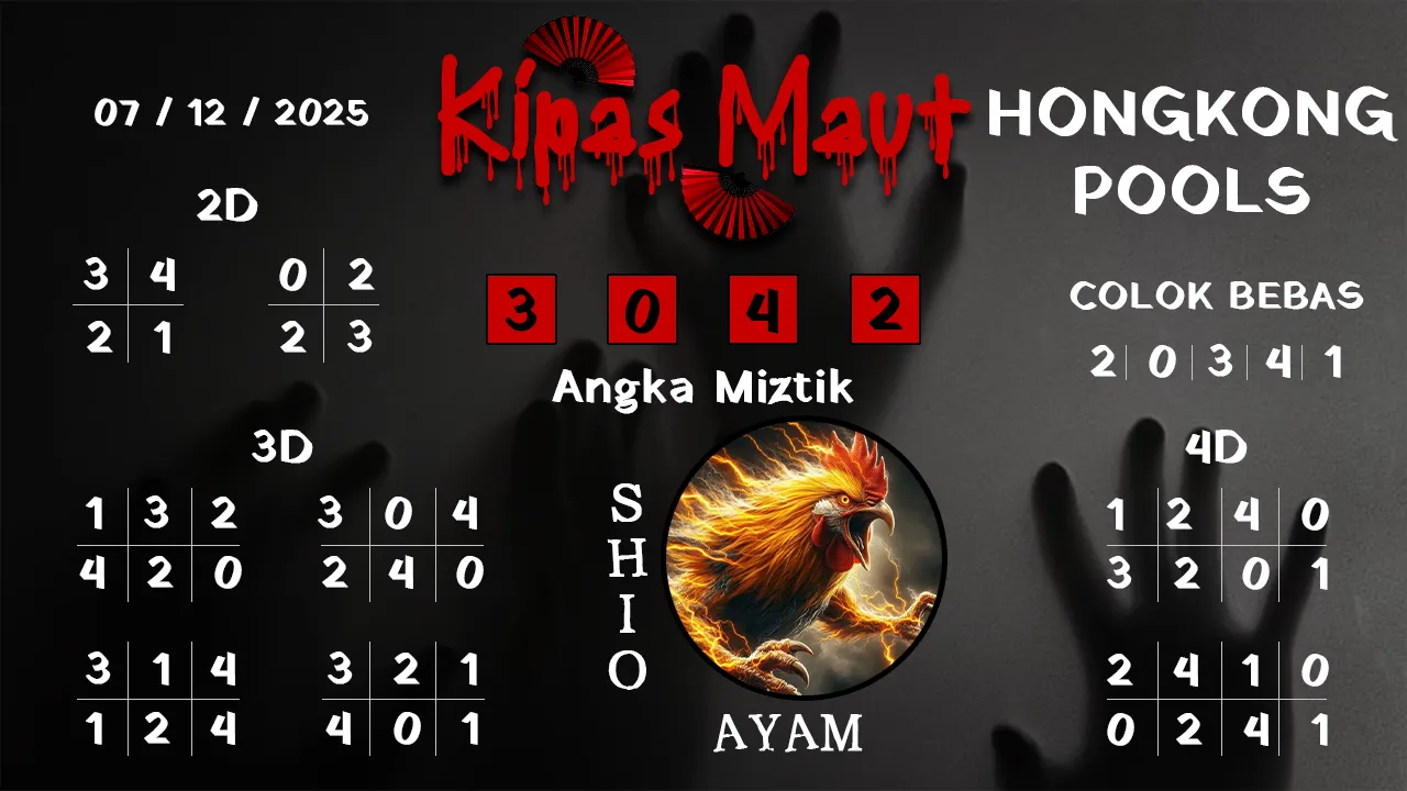 Syair kipas maut hongkong pools 07 12 2025