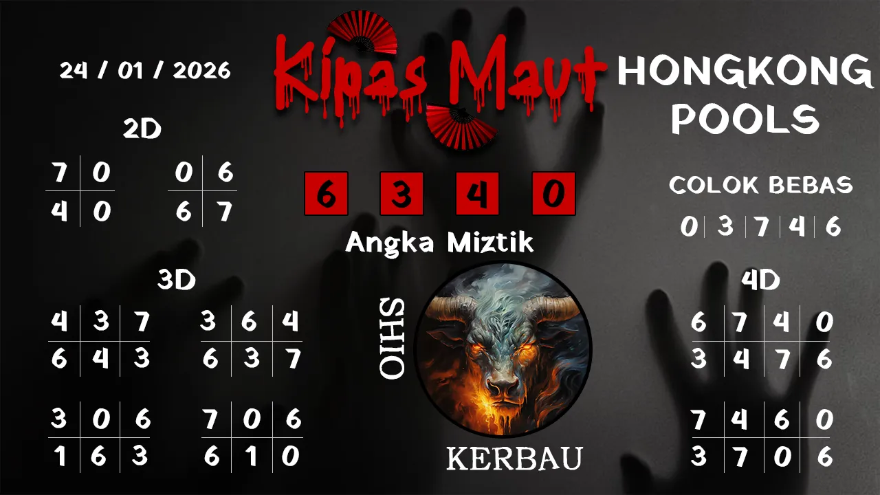 Syair kipas maut Hongkong pools 24 01 2026