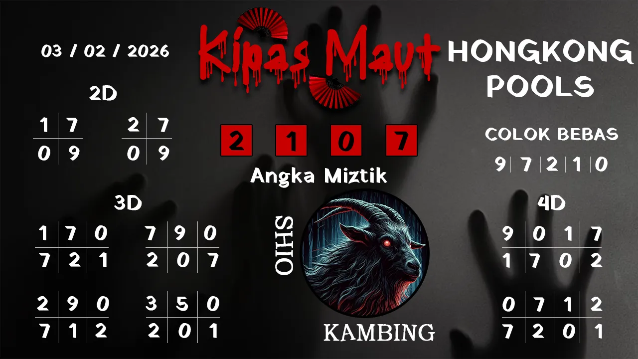 Syair kipas maut Hongkong pools 03 02 2026
