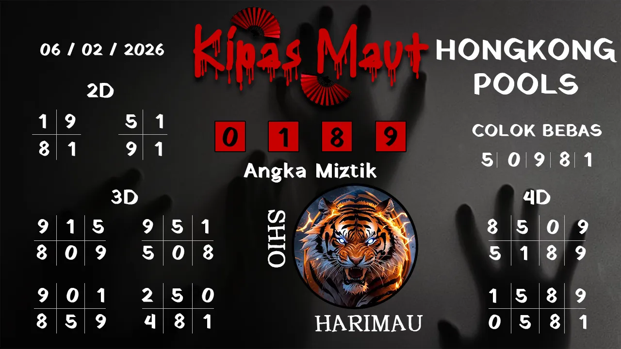 Syair kipas maut Hongkong pools 06 02 2026