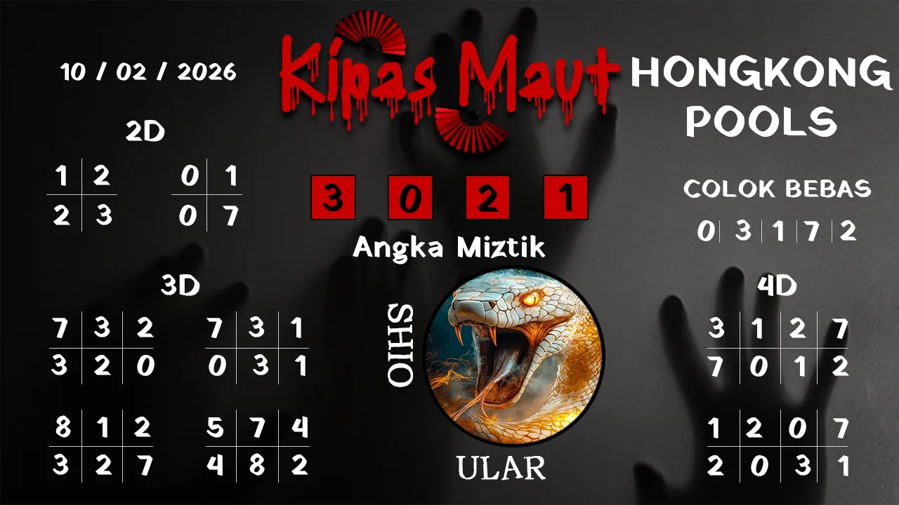Syair kipas maut Hongkong pools 10 02 2026