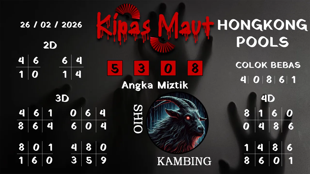 Syair kipas maut Hongkong pools 26 02 2026
