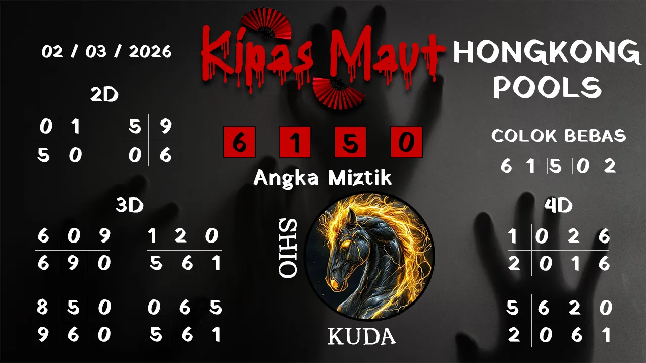 Syair kipas maut Hongkong pools 02 03 2026