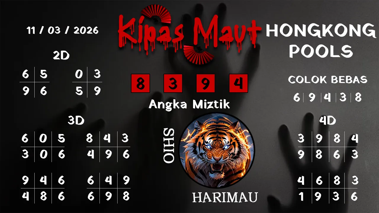 Syair kipas maut Hongkong pools 11 03 2026