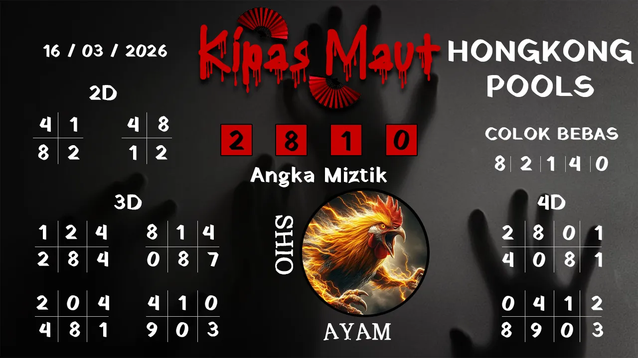 Syair kipas maut Hongkong pools 16 03 2026
