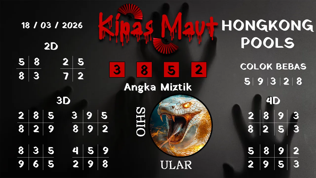 Syair kipas maut Hongkong pools 18 03 2026
