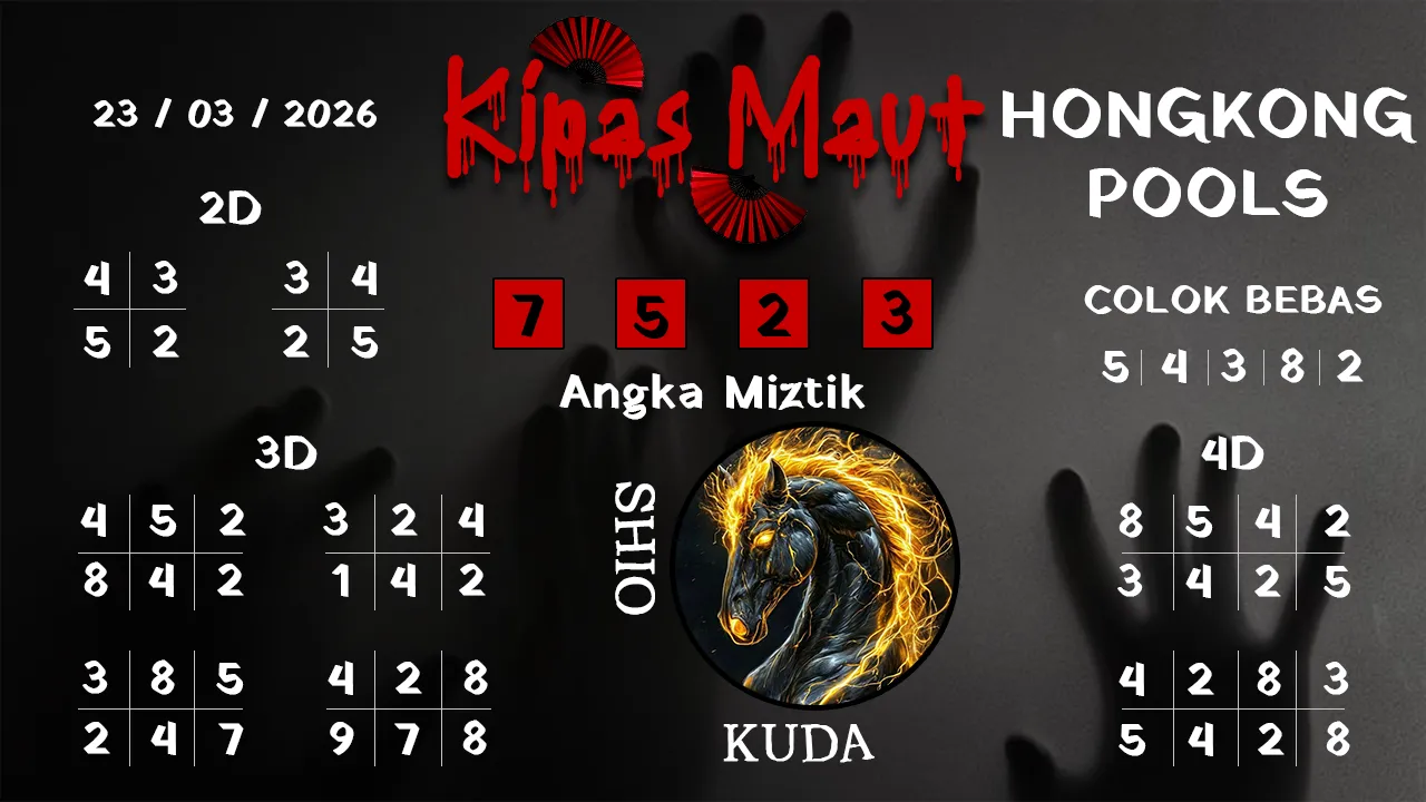 Syair kipas maut Hongkong pools 23 03 2026