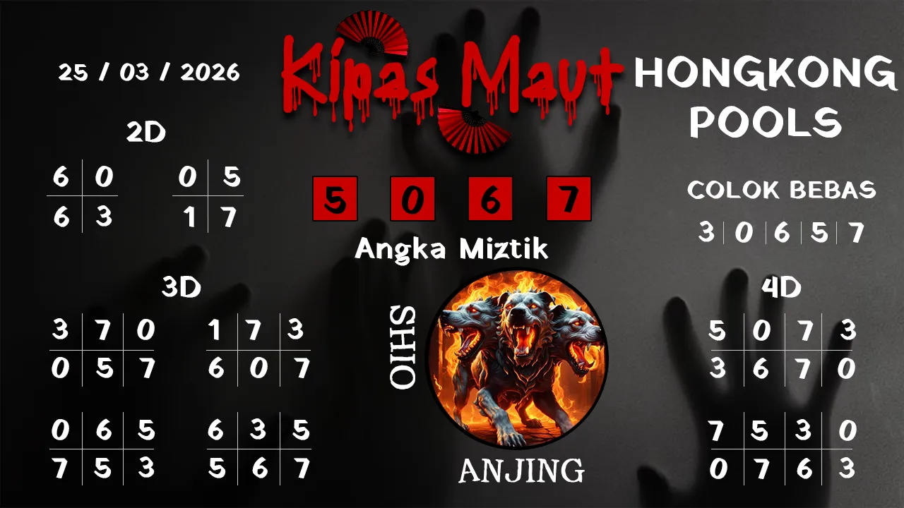 Syair kipas maut Hongkong pools 25 03 2026