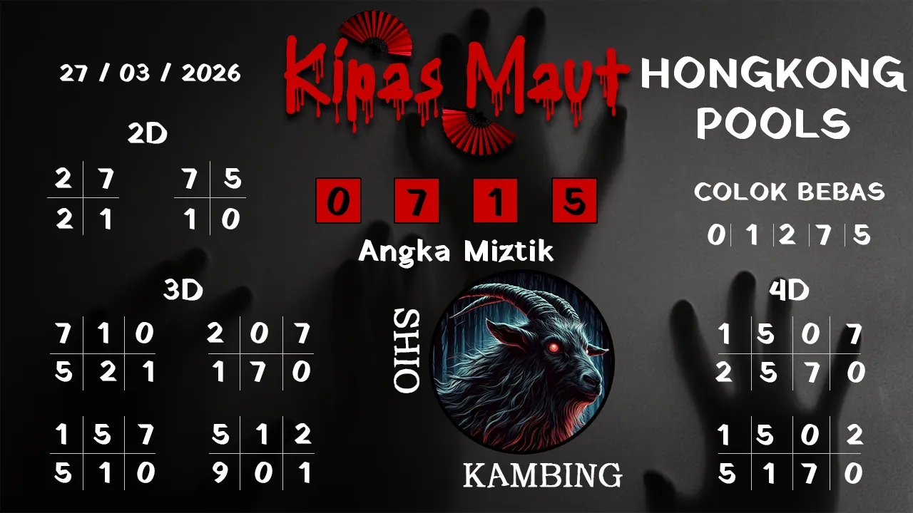 Syair kipas maut Hongkong pools 27 03 2026