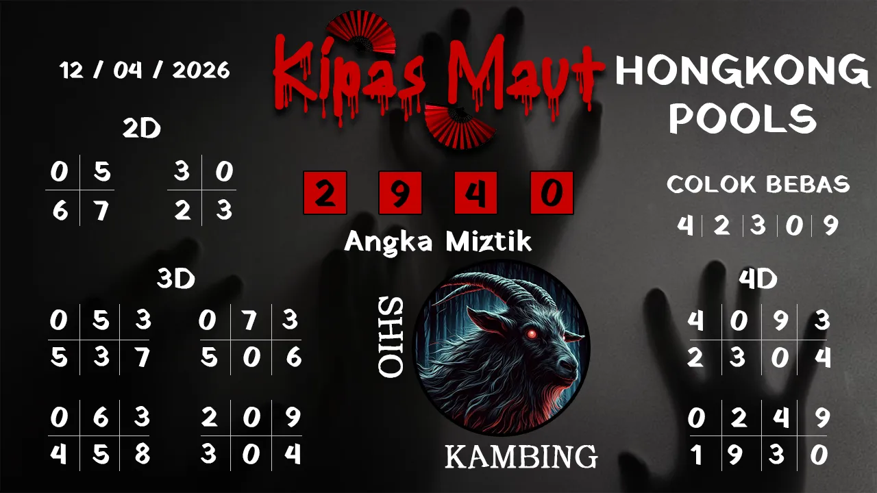 Syair kipas maut Hongkong pools 12 04 2026
