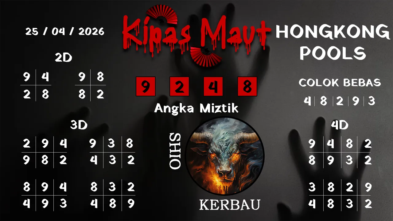 Syair kipas maut Hongkong pools 25 04 2026