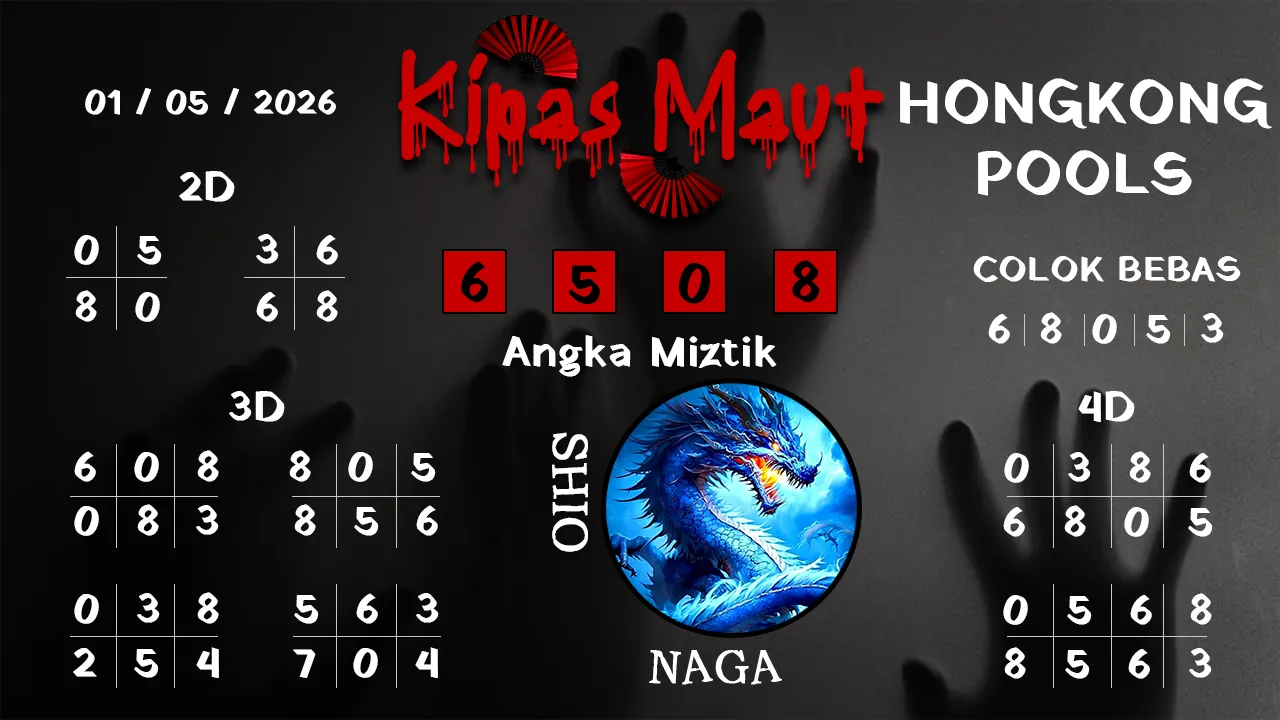 Syair kipas maut Hongkong pools 01 05 2026