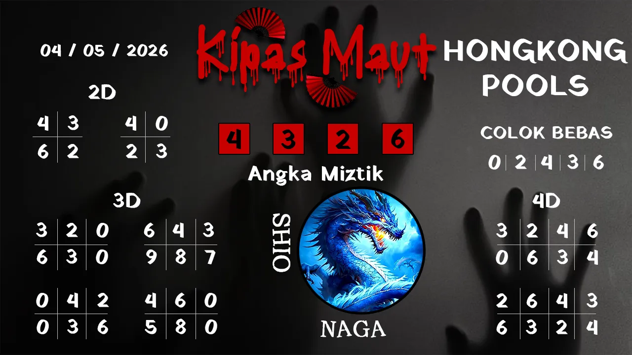 Syair kipas maut Hongkong pools 04 05 2026