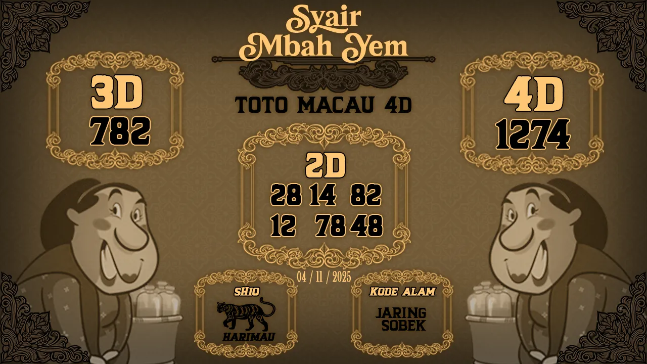 Syair Macau 4D Mbah Yem 04 11 2025
