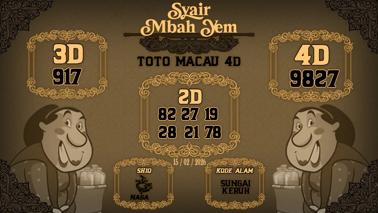 Syair Macau 4D Mbah Yem 15 02 2026