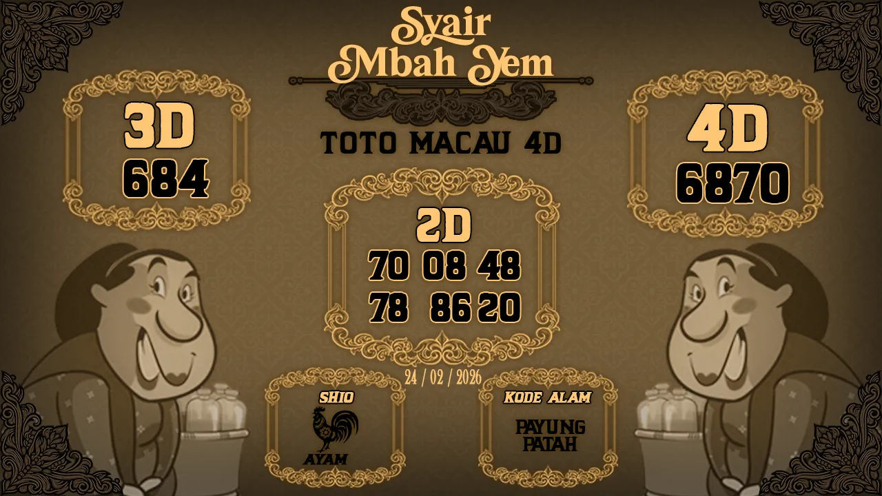 Syair Macau 4D Mbah Yem 24 02 2026