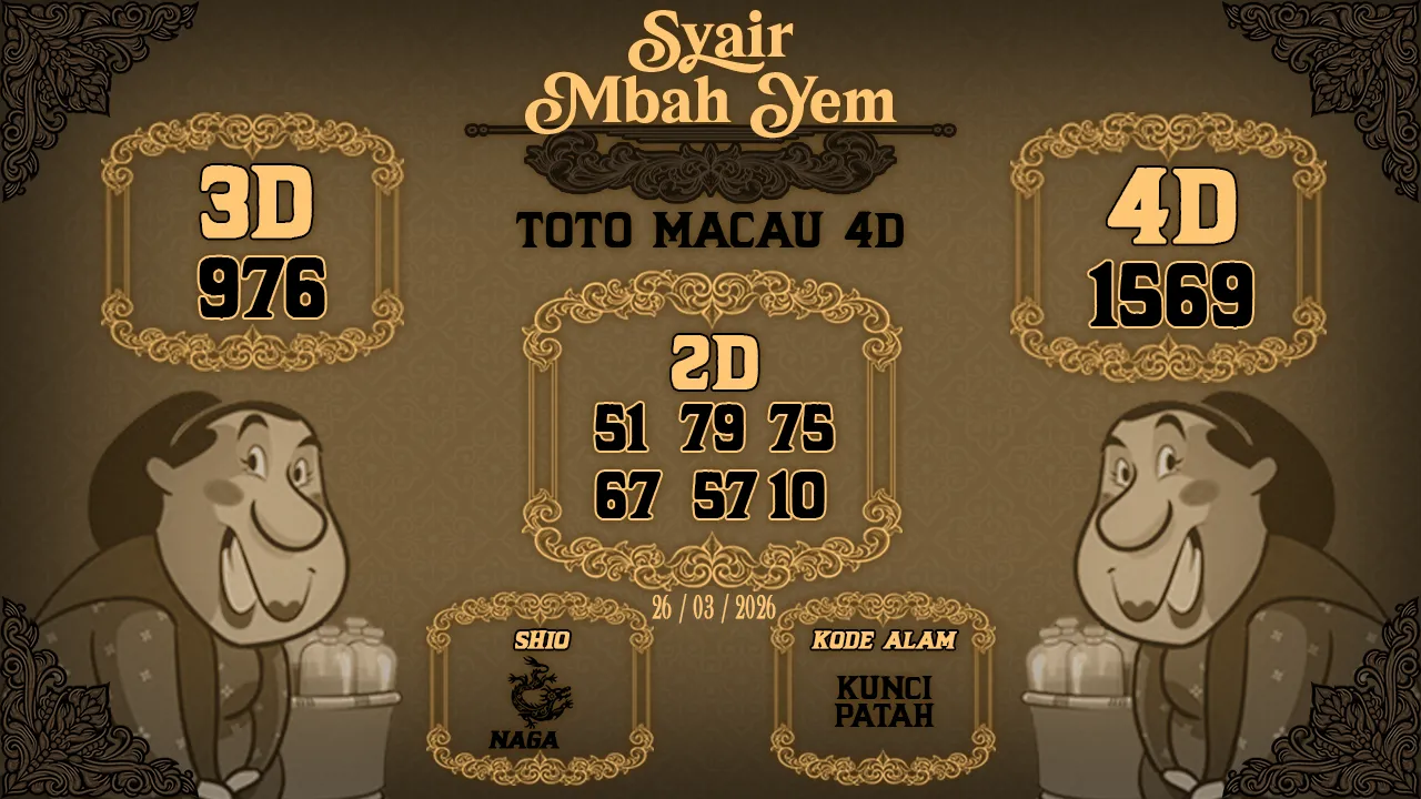 Syair Macau 4D Mbah Yem 26 03 2026