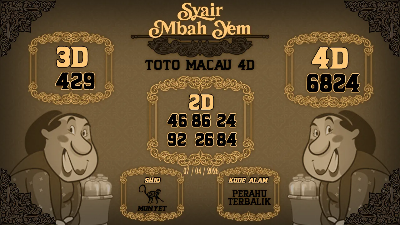 Syair Macau 4D Mbah Yem 07 04 2026