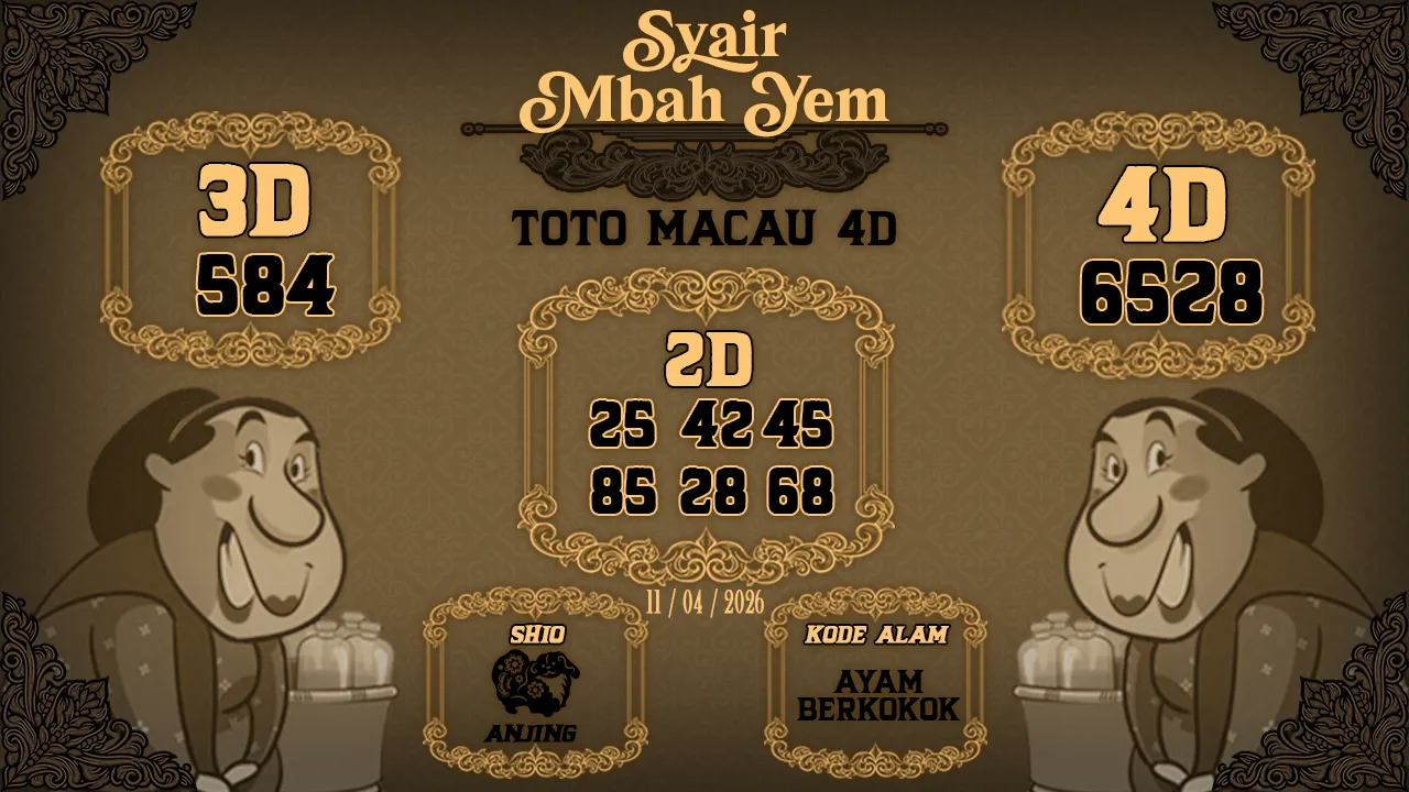Syair Macau 4D Mbah Yem 11 04 2026