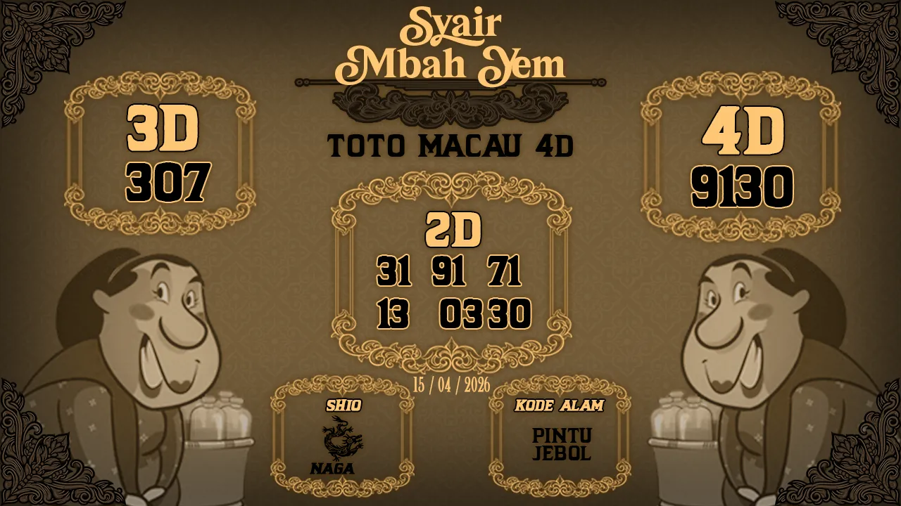 Syair Macau 4D Mbah Yem 15 04 2026