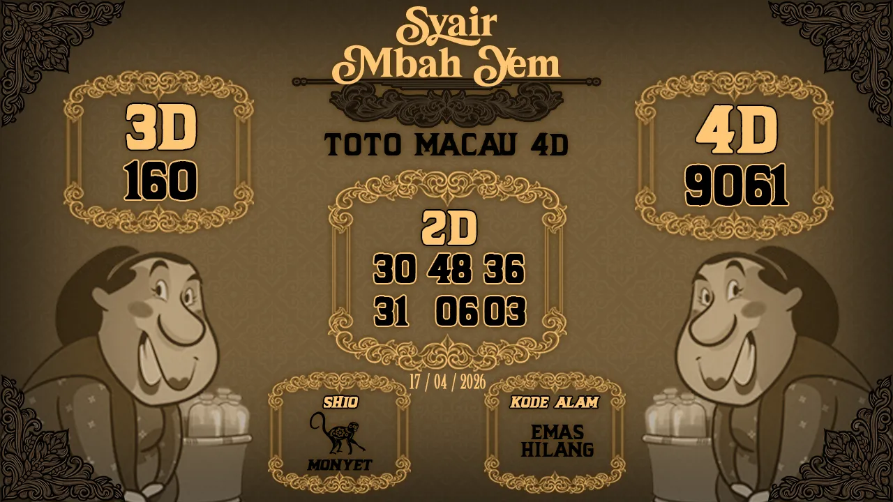 Syair Macau 4D Mbah Yem 17 04 2026
