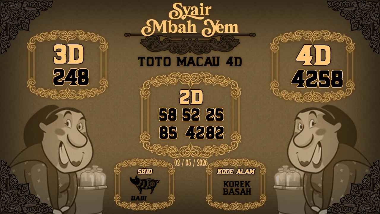 Syair Macau 4D Mbah Yem 02 05 2026